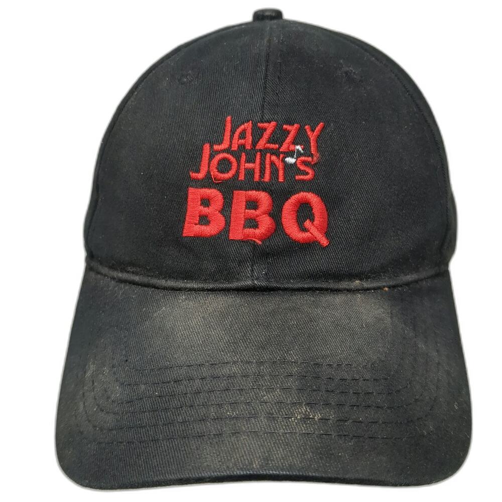 Pacific Headwear Baseball Cap Black One Size Strapback Jazzy Johns Bbq Hat